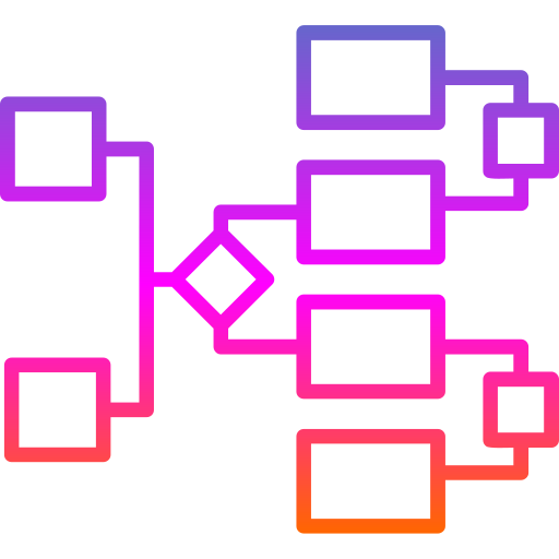 Diagram Generic gradient outline icon