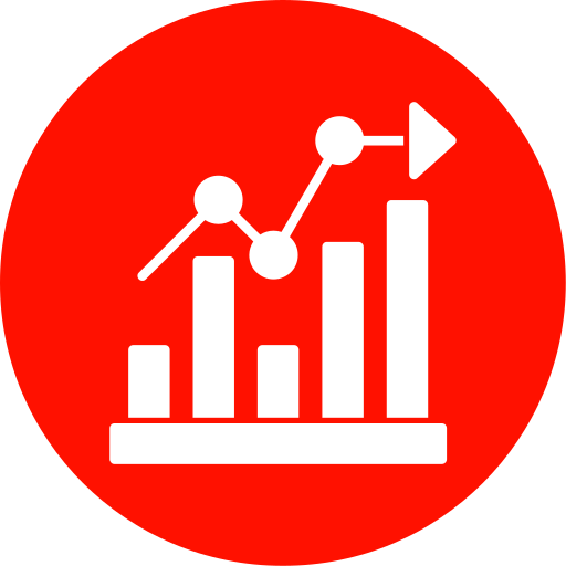 Fluctuation Generic color fill icon