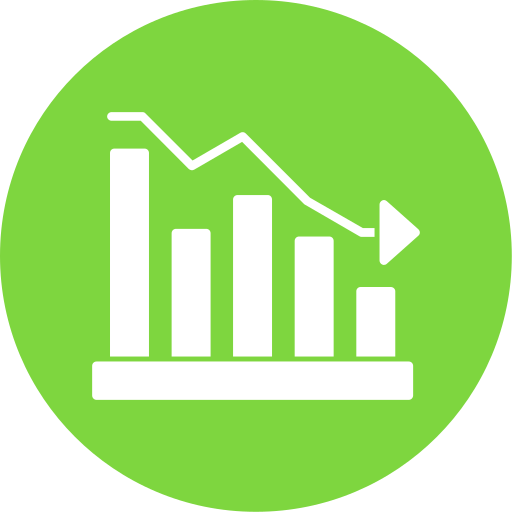 Fluctuation free icon Fluctuation free icon