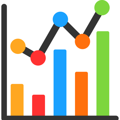 Statistic Generic color fill icon