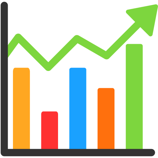 Chart Generic color fill icon