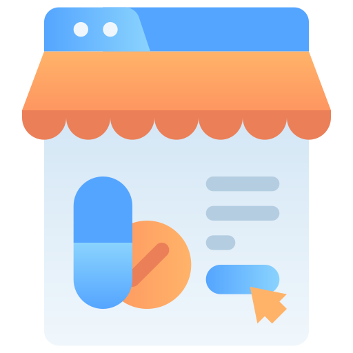 Online Pharmacy Generic Gradient Fill Icon