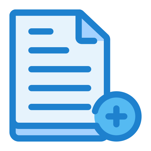 Add document Generic color lineal-color icon