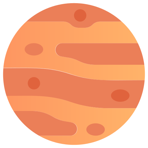 Jupiter Generic gradient fill icon