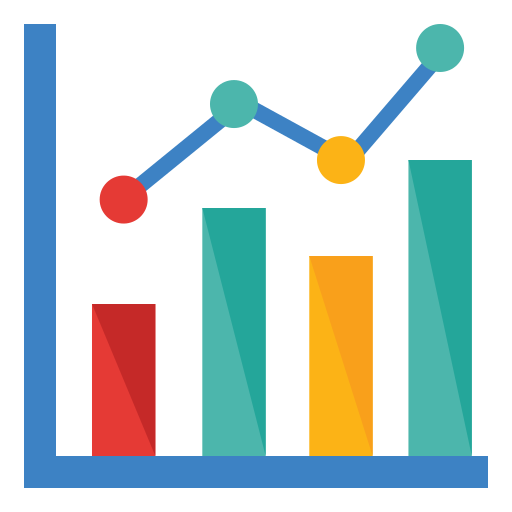 Analytic chart - Free interface icons