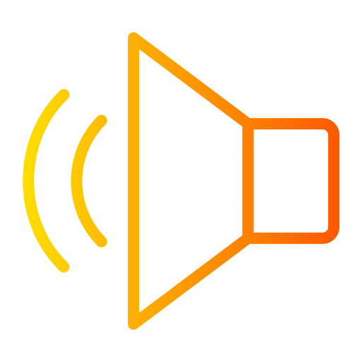 Speaker Generic gradient outline icon