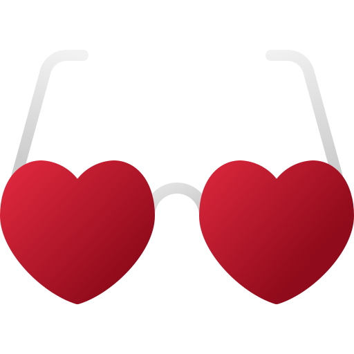 Heart Glasses Generic Gradient Fill Icon