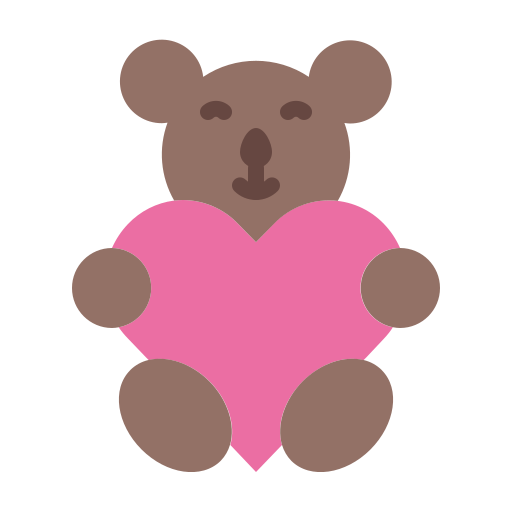 oso de peluche icono gratis