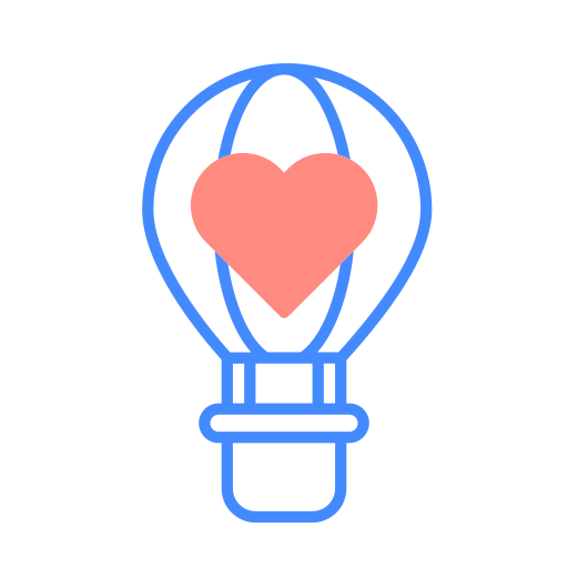 Globos de aire icono gratis