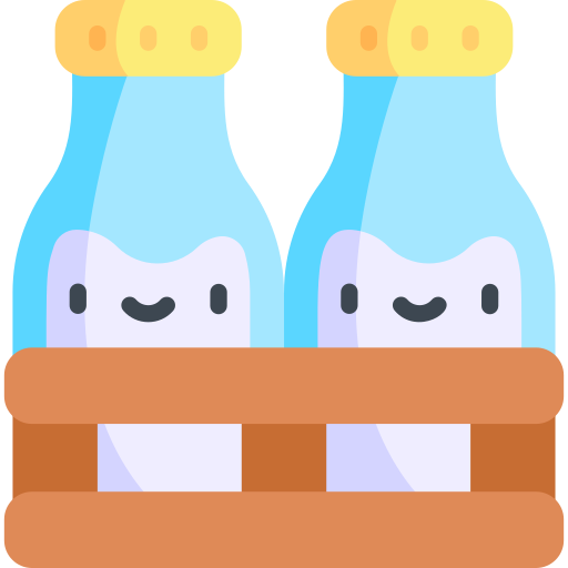 Milk free icon Milk free icon