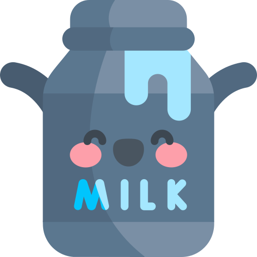 Milk free icon Milk free icon