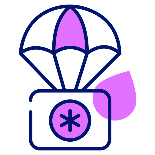 airdrop grátis ícone airdrop grátis ícone
