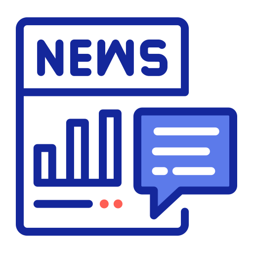 medios de comunicación icono gratis