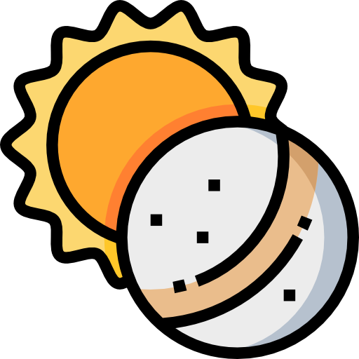 solar eclipse icon