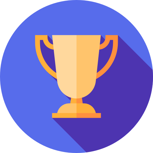 Trophy Flat Circular Flat icon