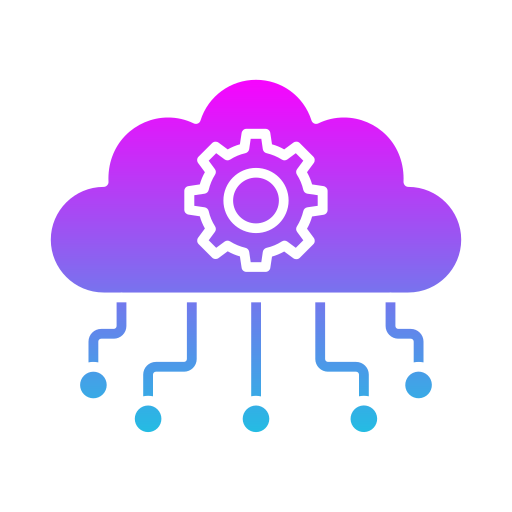 computación en la nube icono gratis