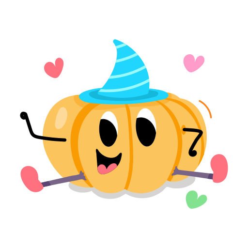 calabaza gratis sticker