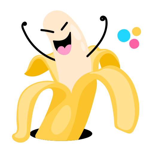 banane gratuit sticker