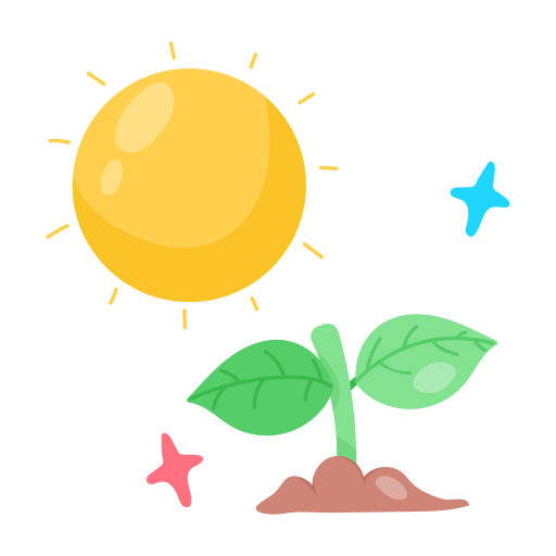 Plant free sticker