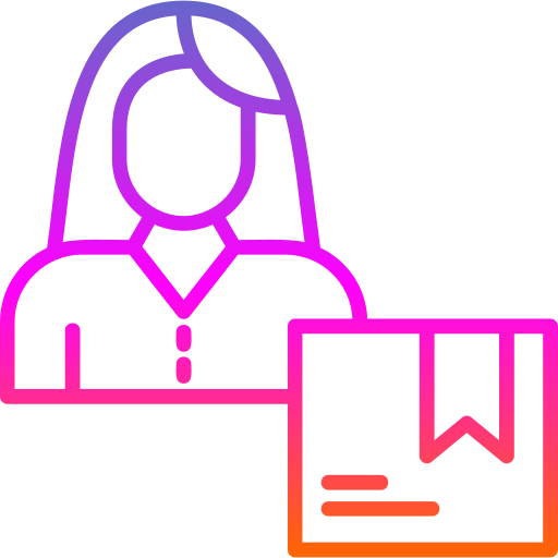 Женщина доставки бесплатно иконка Женщина доставки бесплатно иконка