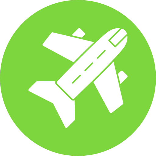 Airplane Generic color fill icon