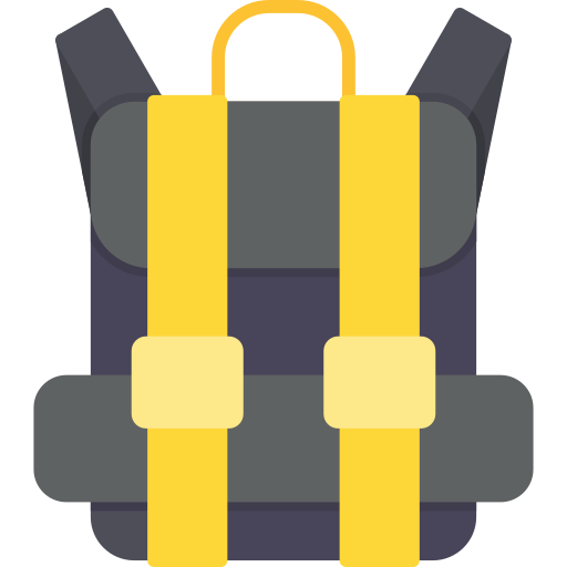 bolsa de viaje icono gratis