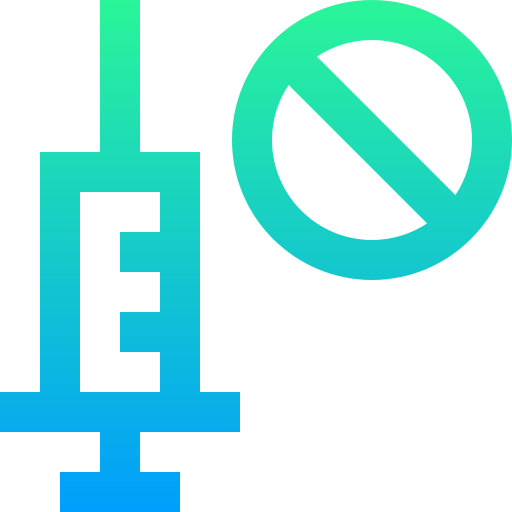 sin vacunas icono gratis