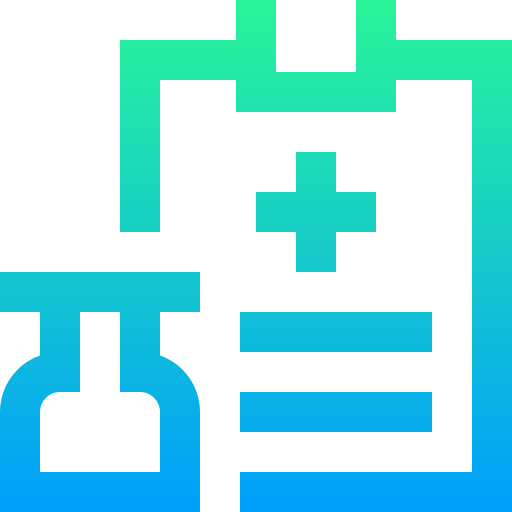 informe médico icono gratis