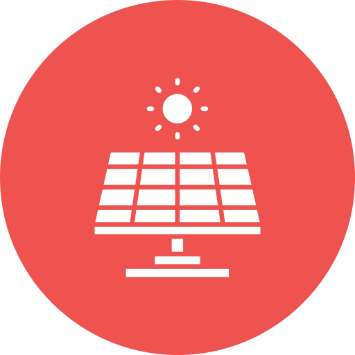 energía solar icono gratis