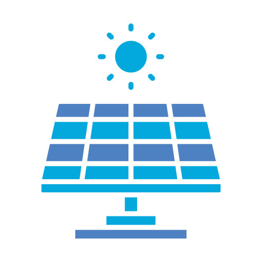 energía solar icono gratis