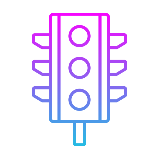 Traffic Light Generic Gradient Outline Icon 4928