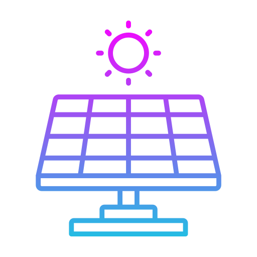 energía solar icono gratis