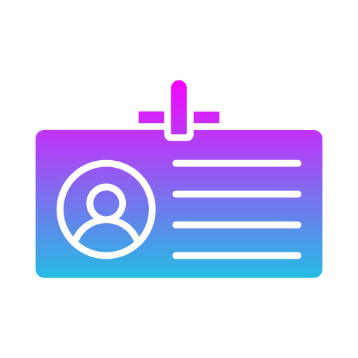 tarjeta de identificación icono gratis