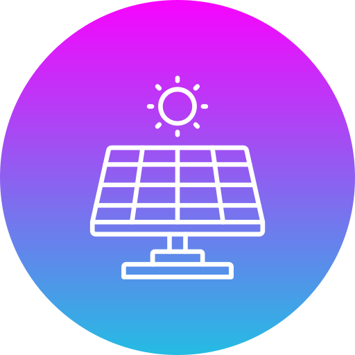 energía solar icono gratis