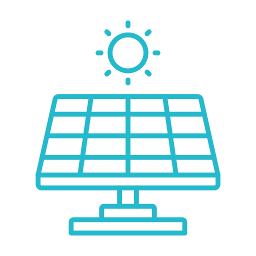 energía solar icono gratis