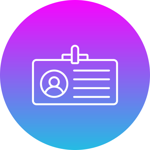 ID card Generic gradient fill icon