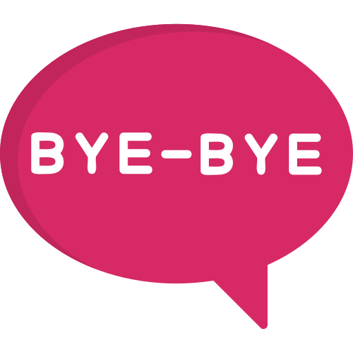 Bye Stickers - Free communications Stickers