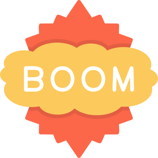 boom gratuit sticker