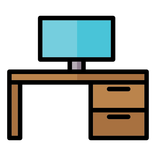 Desk - free icon