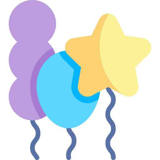 Balloons free icon