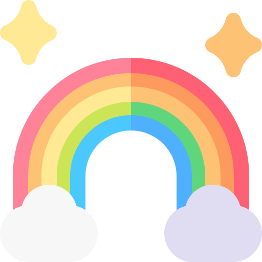 arco iris icono gratis