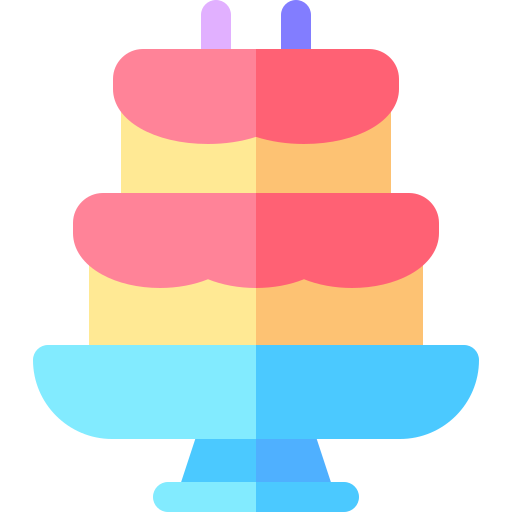 pastel de cumpleaños icono gratis