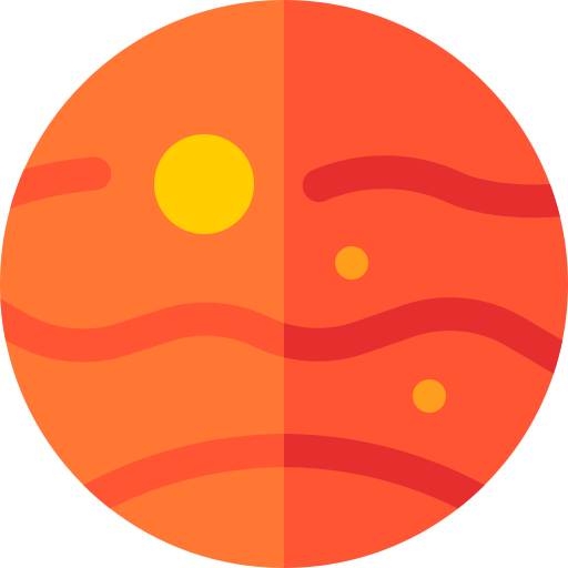 Mars Basic Rounded Flat icon
