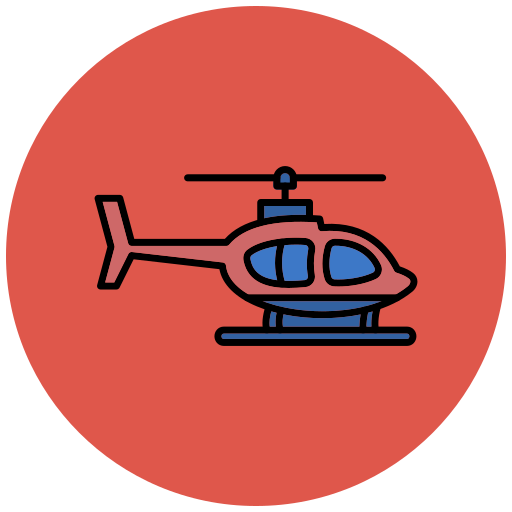 helicóptero icono gratis