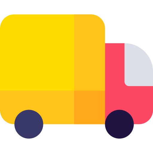 camión de reparto icono gratis