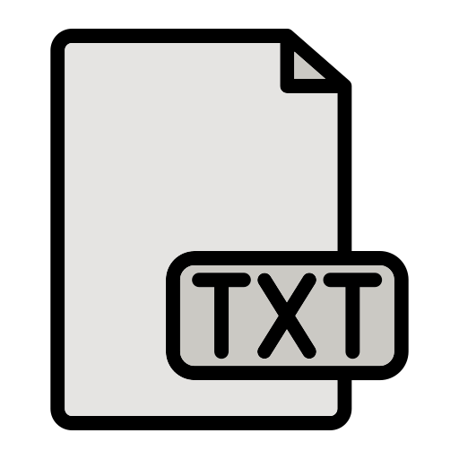 txt icono gratis