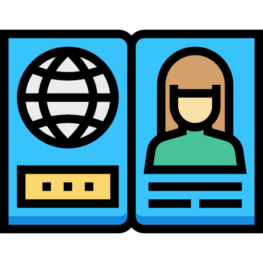 pasaporte icono gratis