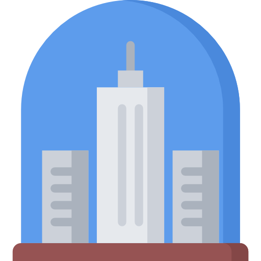 paisaje urbano icono gratis