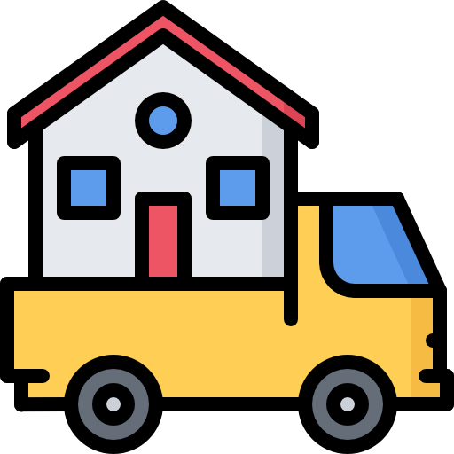 Moving truck free icon