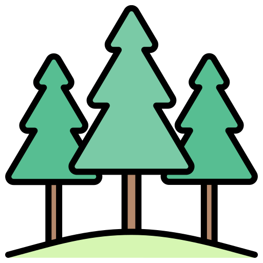 Forest Generic color lineal-color icon